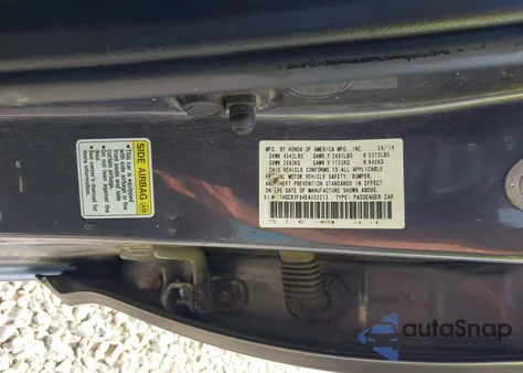 2014 Honda Accord Ex-L V-6 from USA, damaged, VIN 1HGCR3F84EA032213